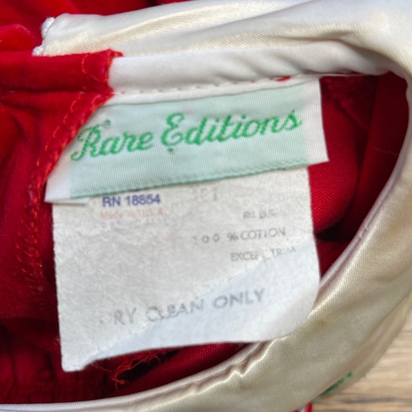 Vintage Union Made Rare Editions Velvet Holly Dress - Picture 14 of 15